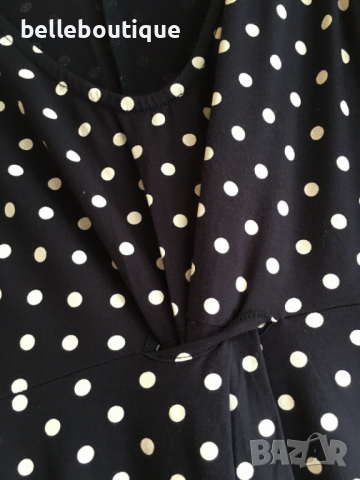 Страхотна лятна рокля за бременни на бели точки H & M, снимка 3 - Дрехи за бременни - 36551897