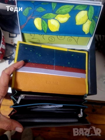 Естествена кожа .Уникати.Портфейли, снимка 4 - Портфейли, портмонета - 52797455