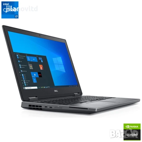 Лаптоп Dell Precision 7730 I7-8850H 64GB 512GB NVME Quadro P3200