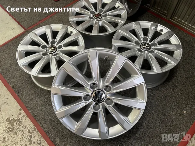Джанти 16 Цола 5х112 VW Passat Golf Touaran Tiguan Caddy Original Нови, снимка 7 - Гуми и джанти - 47294694