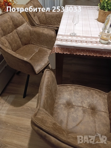 3бр.Въртящи столове, снимка 6 - Столове - 52324434