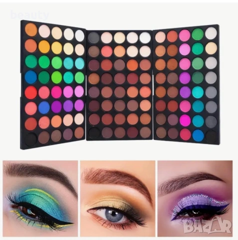 Професионална палитра сенки за очи 120 цвята 