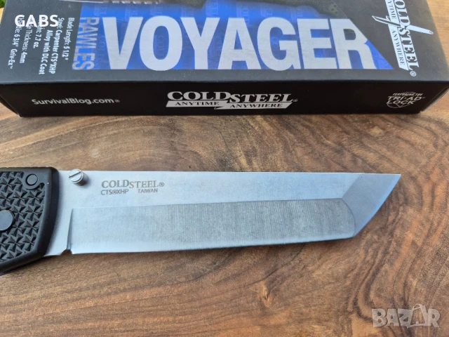 Сгъваем нож Cold Steel Voyager XL Tanto,два модела, снимка 6 - Ножове - 50958552