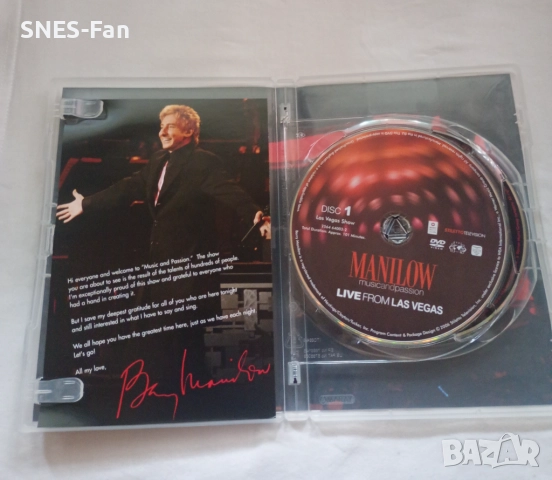 DVD Barry Manilow, снимка 2 - DVD дискове - 51710567