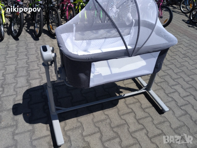 CANGAROO Легло люлка C`est la vie тъмен сив, снимка 3 - Детски люлки - 53569037