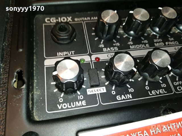 ПОРЪЧАНО-harley benton cg10x guitar amplifier-внос france 0805212100, снимка 10 - Ресийвъри, усилватели, смесителни пултове - 32805513