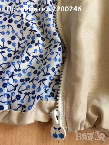 H&M тънко яке 9/12 месеца, снимка 2 - Бебешки якета и елеци - 28658764