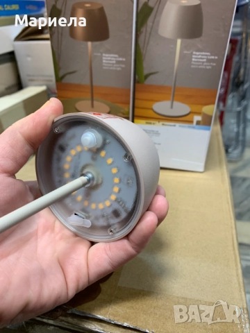 Безжична нощна лампа 3000К / Комплект 2 бр., снимка 4 - Лед осветление - 52689840
