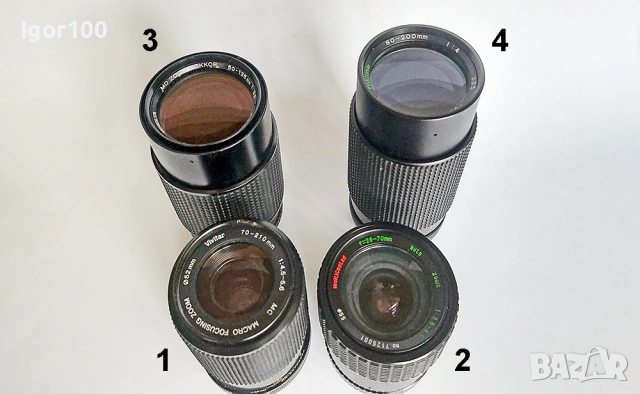 ОБЕКТИВИ РЪЧЕН ФОКУС - на MINOLTA MD mount