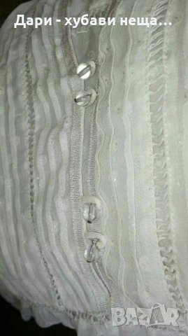 Нежна блуза-топ, с красиви копчета💞🍀 M/L,L💞🍀арт.2063, снимка 3 - Корсети, бюстиета, топове - 33616130
