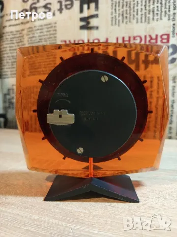 Стар Настолен Часовник"Молния"(Molnia), снимка 5 - Антикварни и старинни предмети - 50021334