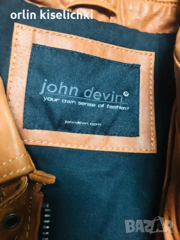 Кожено яке естествена кожа, снимка 2 - Якета - 49332697