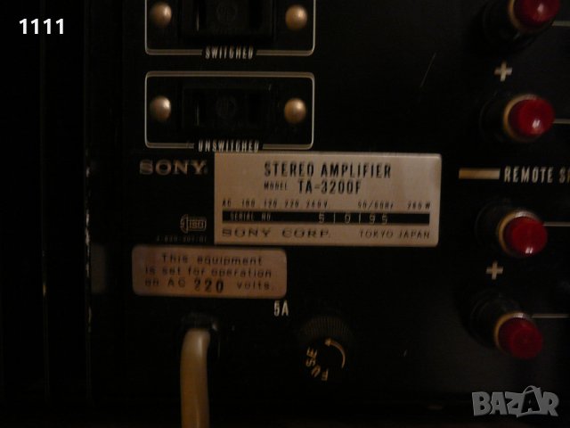 SONY TA-2000F-TA3200F-ST-5130, снимка 13 - Ресийвъри, усилватели, смесителни пултове - 44071380