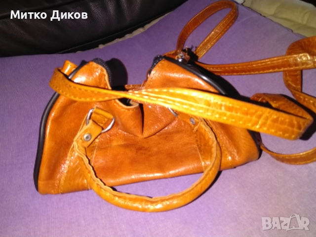 Чанта естествена кожа за момиче нова 19х 12х11см, снимка 3 - Други - 52788815
