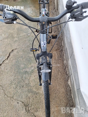 Велосипед INTERBIKE 26",алуминиева рамка,преден амортисьор,скорост 3×8,монтаж SHIMANO ACERA,фар, снимка 7 - Велосипеди - 53600242