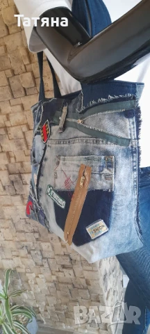 Чанта ръчна изработка, снимка 4 - Чанти - 51055849