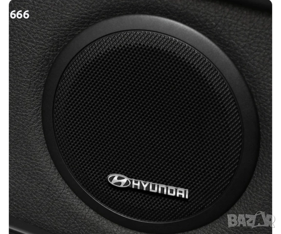 Самозалепващи се емблеми с логото на Hyundai. , снимка 2 - Аксесоари и консумативи - 52841785