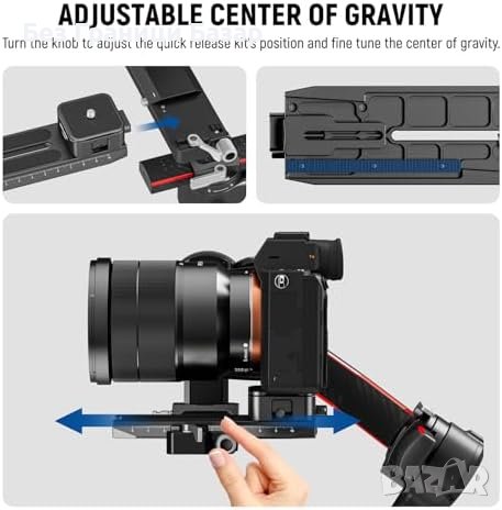 Нова Подложка за обектив NEEWER - 10kg, DJI RS 2 / 3 гимбал, снимка 3 - Чанти, стативи, аксесоари - 43557088