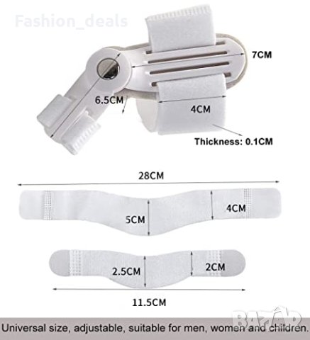 Нов Разделител за пръстите на краката Сепаратор за Изправяне Шина, снимка 8 - Други - 40283179