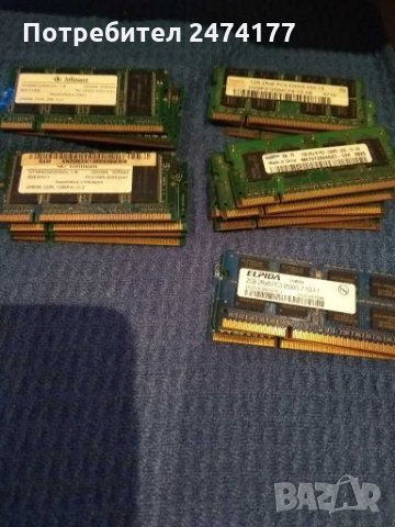 Рам памет за лаптоп RAM DDR DDR2 DDR3, снимка 1 - Части за лаптопи - 27695348
