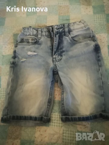 Детски къси дънкови панталони, снимка 1 - Детски къси панталони - 37398928