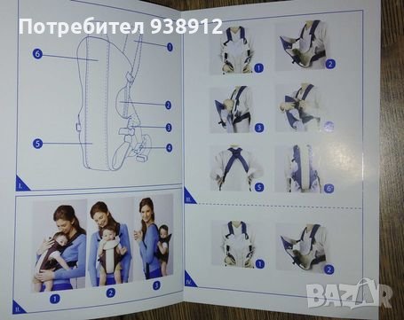 Кенгуру KikkaBoo Gwen , снимка 2 - Кенгура и ранички - 43596927