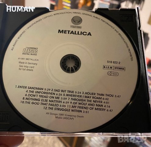 Metallica , снимка 11 - CD дискове - 40935789
