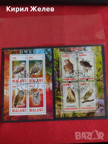Пощенски марки чиста комплектна серия ПТИЦИ за колекция декорация поща Малави, Руанда 29513