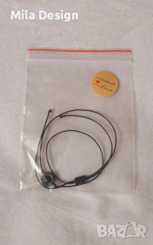 Защитно колие с черен Турмалин и Хематит, снимка 3 - Колиета, медальони, синджири - 50639946