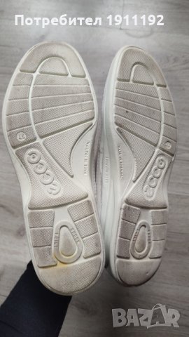 Мъжки бели обувки. Ecco. 44, снимка 3 - Ежедневни обувки - 35137721