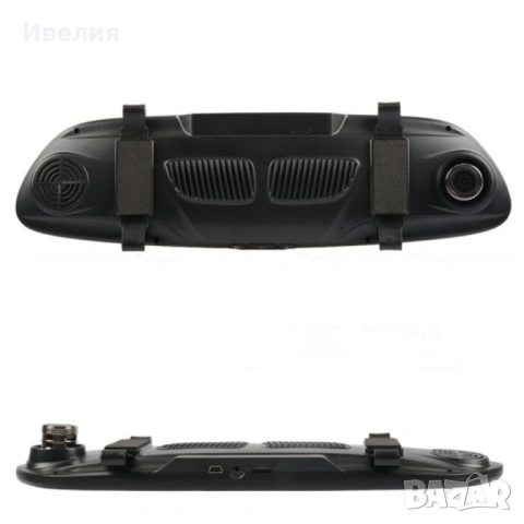 Видеорегистратор-огледало с камера за задно виждане К555 – AC84 AC84, снимка 4 - Друга електроника - 53166831