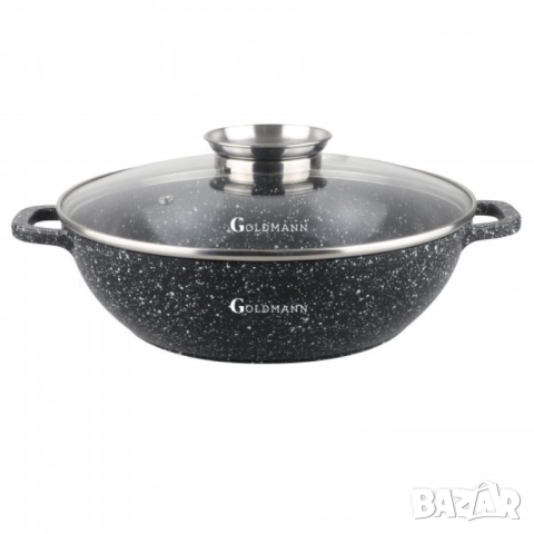 Тенджера Goldmann 24/28/32/36 см., плитка, Лят алуминий, Керам. покр., Индукция, снимка 2 - Съдове за готвене - 52112882