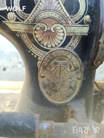 Junker & Ruh Karlsruhe Baden 1900г стара немска шевна машина, снимка 3 - Антикварни и старинни предмети - 28737251