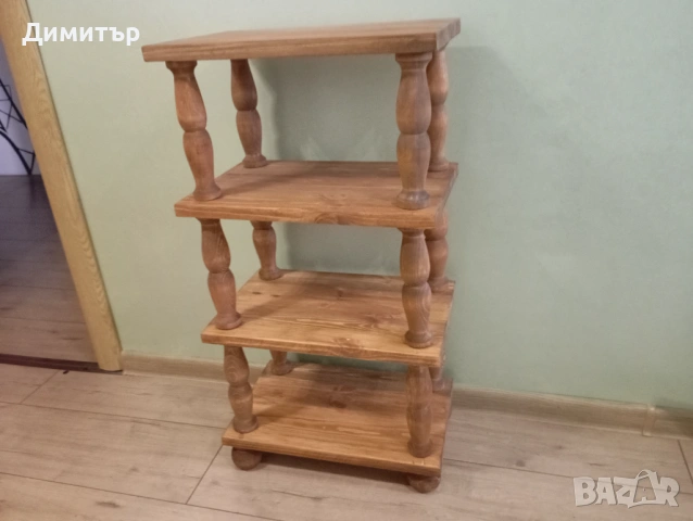 Класическа дървена етажерка !!!, снимка 2 - Етажерки - 53482501
