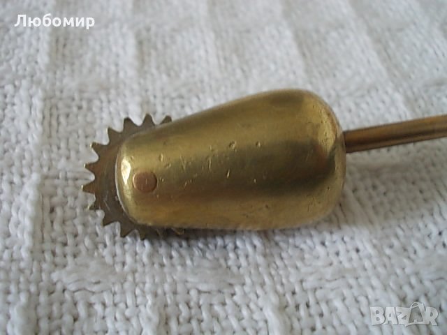 Старинен бронзов инструмент, снимка 2 - Антикварни и старинни предмети - 28660140