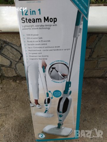 Парочистачка Steam Mop 12 in 1 Нова, снимка 1 - Парочистачки и Водоструйки - 37807941