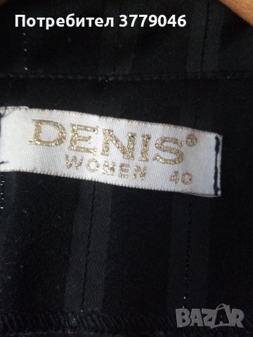 Черно дамско сако, снимка 5 - Сака - 44042059