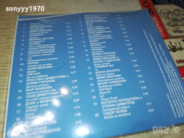 40-ТЕ НАЙ-ХУБАВИ БГ ПЕСНИ ЗА ВСИЧКИ ВРЕМЕНА Х2 ЦД 0910251744, снимка 4 - CD дискове - 52000815