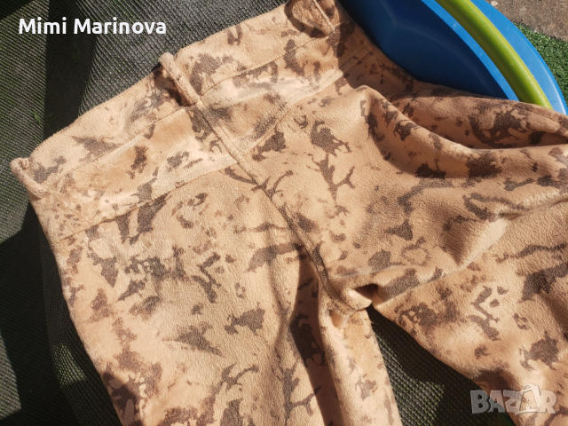 Мек плюшен бежов чарлстон , снимка 1