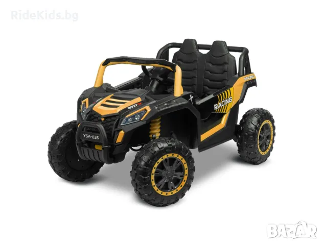 Офроуд акумулаторен автомобил AXEL – GOLD, 4x4, с дистанционно и LED, снимка 3 - Детски велосипеди, триколки и коли - 49977129