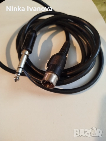 Аудио кабел, конектор.