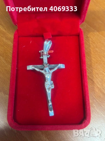Сребърен ланец Панцер с Кръст , снимка 13 - Колиета, медальони, синджири - 53517388