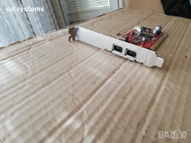  PCI 3-Port 1394 FireWire Adapter Card Pinnacle Booster 2B v1.0, снимка 3 - Други - 48131291
