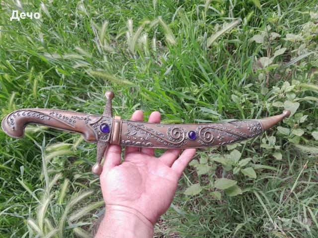 Стари качествени Кавказка Кама Кинжал между 36 и 55см, снимка 5 - Антикварни и старинни предмети - 48458703