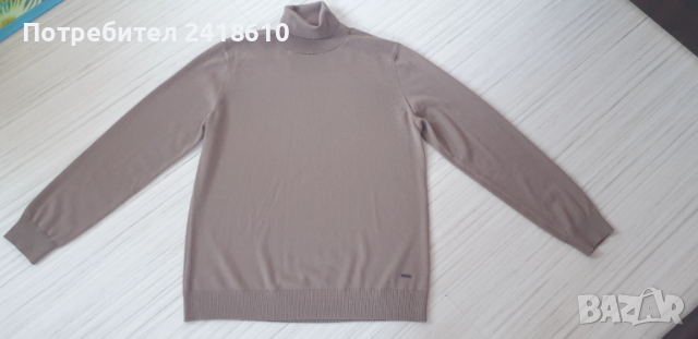 JOOP! Extrafine Merino Knit Mens Size L НОВО! ОРИГИНАЛ! Mъжки Поло Пуловер, снимка 7 - Пуловери - 52919062