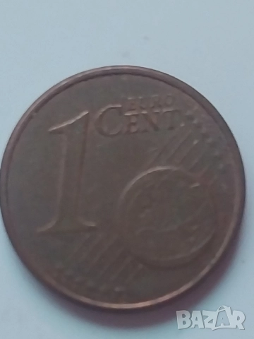 Германия -монета 1 цент 2002г., снимка 2 - Нумизматика и бонистика - 51988092