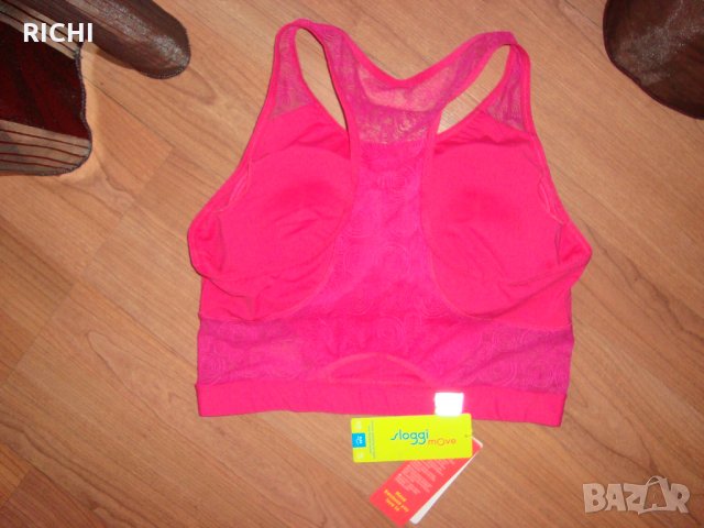 TRIUMPH SLOGGI WOMEN MOVE FLEX LONG TOP-топ/бюстие, снимка 7 - Корсети, бюстиета, топове - 33187193