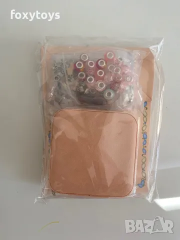 Комплект за изработка на детски бижута(гривни и колиета) с кутия и подаръчна торбичка, 22893, снимка 9 - Образователни игри - 47727036