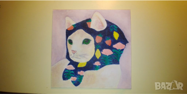 КОТЕ, маслени бои, снимка 2 - Картини - 36537087