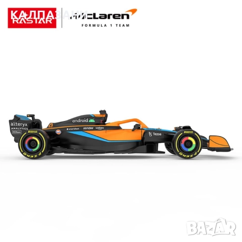 RASTAR Кола Die cast 1:24 McLaren F1 MCL36 56800, снимка 4 - Коли, камиони, мотори, писти - 52038426